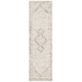 thumbnail image 2 of SAFAVIEH Abstract Grosvenor Geometric Wool Runner Rug, Ivory/Gray, 2'3" x 14', 2 of 10