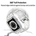 thumbnail image 3 of Silicone Band Strap with Bumper Case for Apple Watch Series 9 & Series 8/7 [45mm], IC ICLOVER Crystal TPU Sport Replacement Watch Band Protect Cover, Clear, 3 of 8