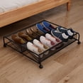 thumbnail image 1 of Zapatera bajo cama con ruedas, organizador de zapatos debajo de la cama con asas, cajas de almacenamiento gran capacidad para juguetes, zapatos, ropa,, 1 of 7