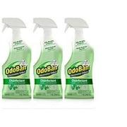 OdoBan Ready-to-Use 32 oz Spray, Original Eucalyptus Scent - Odor Eliminator, Disinfectant, Flood Fire Water Damage Restoration, Pack of 3