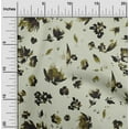 thumbnail image 2 of oneOone Georgette Viscose Light Green Fabric Floral Watercolor Dress Material Fabric Print Fabric By The Yard 42 Inch Wide, 2 of 4