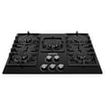 ABBA 30in Gas Cooktop with 5 Sealed Burners Tempered Glass Surface with SABAF Burners