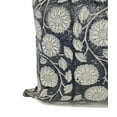 thumbnail image 5 of Fabdivine Thick Cotton Hand Block Print Farmhouse Throw Cushion Cover , 26"X26", Black, 5 of 5
