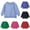 Light Blue, variant on BRGZLK Baby Boys Girls Hoodie Sweatshirt Kids Crew Neck Long Sleeve Pullover Tops Blouse Solid Color Warm Comfy Fall Winter Clothes Light Blue 4-5 Years