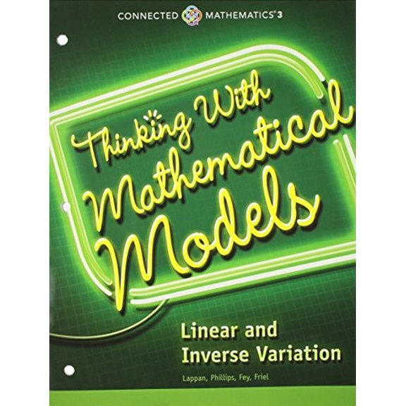 Pre-Owned Connected Mathematics 3 Student Edition Grade 8: Thinking with Mathematical Models: Linear and Inverse Variation Copyright 2014 (Paperback) 0133274527 9780133274523