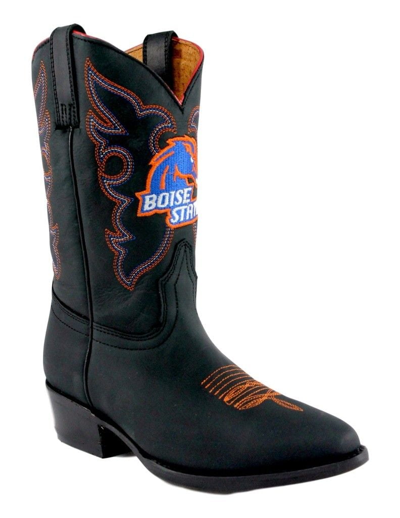 Gameday Boots Boys Boise Embroidered Round Toe Embroidered BSU-B005-2 by Gameday Boots