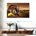 thumbnail image 3 of Elephant Stock Temecula Wine Vineyard Wall Art - Horizontal Canvas Wall Art - Dining Room Wall Decor - Food And Drink Canvas - Brown And Gold Decor - 39" x 26", 3 of 8