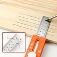 Angular Level Ruler Multifunctional Marking Level Ruler, Adjustable Positioning Marking ...