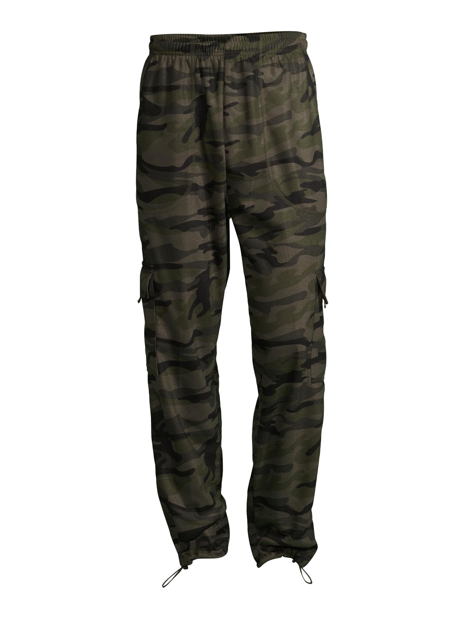Climate Concepts Men's and Big Men's Fleece Cargo Pocket Sweatpants, Sizes S-5XL