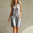 thumbnail image 2 of Sentmoon Overalls Shorts Solid Color Sleeveless V Neck Women Jumpsuit Button Down Breathable Loose Fit Rompers for Women 2026 with Pockets for Work and Weekend, 2 of 8