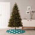 thumbnail image 6 of Sikiie Teal And White Polka Dot Christmas Tree Skirt, Christmas Tree Decorations, Christmas Decor, Tree Mat Decoration(30-48IN)-30", 6 of 6