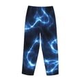 thumbnail image 5 of Xecao Blue Lightning Women's Straight Lounge Pajama Pants: The Epitome of Relaxed Sleepwear, 5 of 9