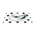 thumbnail image 3 of Black Polka Dots 4 PCs Placemats Set Linen Non-Slip Table Mat Rectangular Washable for Dining Kitchen Party 12"x18", 3 of 8