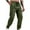 115#Army Green, variant on JXMVOJ Mens Casual Joggers Pants Stretch Waist Drawstring Cargo Pants Tapered Sweatpants with Pockets