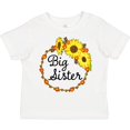 thumbnail image 3 of Inktastic Big Sister Sunflower Wreath Boys or Girls Toddler T-Shirt, 3 of 5
