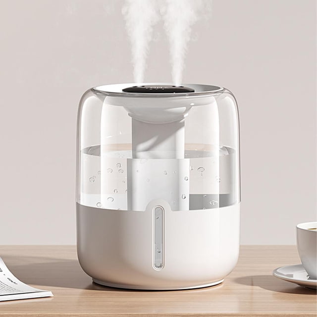 Feltree Large Capacity Double Spray USB Household Mute Large Direction Humidifier Digital Display Desk Night Light Humidifier