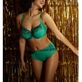 thumbnail image 5 of Panache Envy Deep Brief (7283),XL,Emerald Leopard, 5 of 7