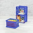 Sterilite File Crate Cobalt Crush