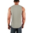 DEVOPS 3 Pack Men's Dri Fit Muscle Workout Tank Tops Sleeveless