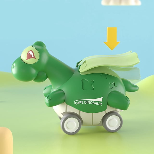 Juguetes de dinosaurios, juguetes de empuje inercial, vehículos extraíbles ños de 3, 4 y 5 de niñas, de cumple educativ braquiosaurio verde Yotijar Juguetes para coches pequeños