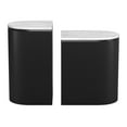 thumbnail image 4 of Ormara Side Table Set (2-Piece) White & Black, 4 of 6