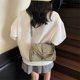 thumbnail image 5 of Bolso Con Tapa Cruzado Hombro Hebilla Lona para Mujer () Verde, 5 of 9