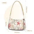 thumbnail image 3 of FORMRS Womens Shoulder Bag with Chain Strap Clutch Purse Cute Tote Handbag, Light Starfish, 3 of 7
