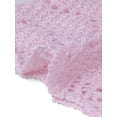 thumbnail image 6 of DARING DIVA Women's Crochet Cardigan Tie Front Go Out Short Sleeve Crop Shrug S Pink, 6 of 6