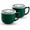 Green 2pcs, variant on 32oz Ceramic Soup Bowl with Handle & Lid, Microwave Safe Ramen Bowl, Heat Resistant Food Container for Oatmeal Cereal Instant Noodles, Multi-Purpose Kitchen Tableware