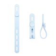 thumbnail image 3 of Klonfd Multifunctional And Multiscenario Silicone Ties Data Organizer With Locking Buckles ElasticCharger Cord Organizer Strape Reusable Travel Size Wire Organizers For Managing Phone, 3 of 3