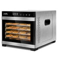 thumbnail image 1 of London Sunshine® Premium Stainless Steel Food Dehydrator - Double Wall SS Structured with Glass Window - 6 Trays, 1 of 6