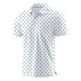 thumbnail image 1 of FhsagQ Chemises pour Hommes Chemises pour Hommes Hauts en Coton Extensible Chemises pour Hommes Manches Courtes Chemises Ajustées à Rayures pour Hommes Chemises pour Hommes Chemises pour Hommes Hauts TP Small Blanc TG, 1 of 2