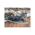 thumbnail image 5 of Abani Aspen 4'W x 6'D ASP150A Blue Brown Distressed Abstract Area Rug, 5 of 5