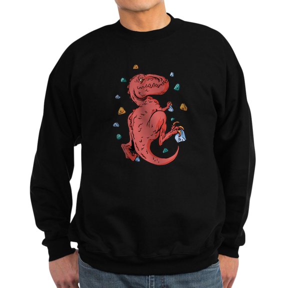 CafePress - Trex Indoor Rock Climbing Sweatshirt - Classic Crew Neck Sweatshirt