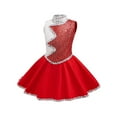 thumbnail image 6 of FYDUU Little Girls Party Dress Girls' Christmas Dance Party Dress Child Girls Sleeveless Christmas Dress Sequin Party Dress Casual Sundress 3-4 Years, 6 of 9