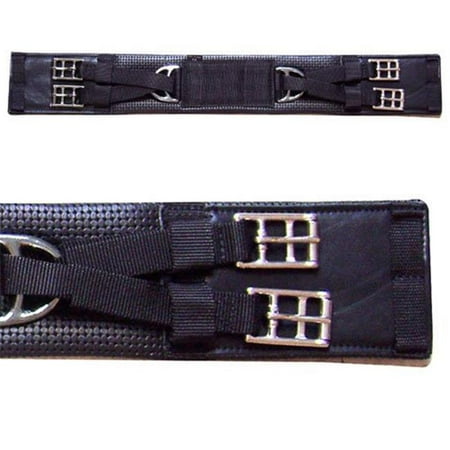 Coolmax Dressage Girth - exselle dg16 16 in. pvc dressage girth, black