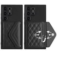 thumbnail image 6 of for Samsung Galaxy S24 Ultra Slim Case with Card Holders and Strap for Women, Samsung Galaxy S24 Ultra Phone Case Wallet PU Leather Kickstand RFID Blocking Flip Shockproof Wallet Case - Black, 6 of 11