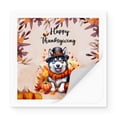 thumbnail image 2 of Happy Thanksgiving Siberian Husky Welcome Thankful Fall Autumn Pumpkin Vinyl Sticker Husky Dog Lover Gifts Waterproof Decal Art Decor - 02021, 2 of 5