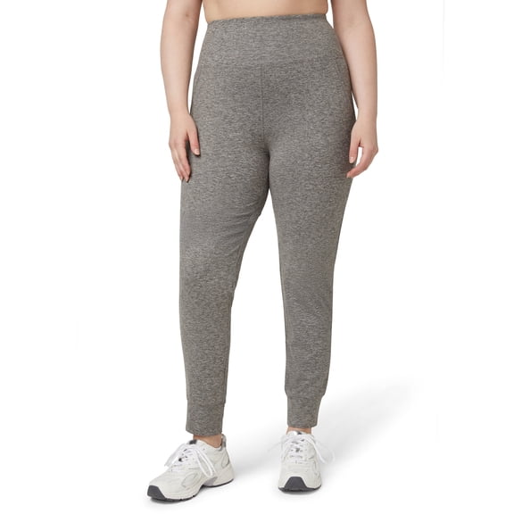 No nonsense Women's Every Day Jogger, Black Heather, Small