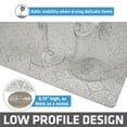 thumbnail image 4 of Drymate XL Dish Drying Mat, Oversized (19”x24”), Low-Profile, Super Absorbent, Quick Dry Fabric, Waterproof & Slip-Resistant, for Kitchen Counter, Trimmable, Easy to Clean (USA Made)(Tan), 4 of 7