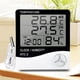 thumbnail image 2 of Indoor and outdoor large screen HTC-1 household digital display temperature and humidity meter electronic thermometer, 2 of 4