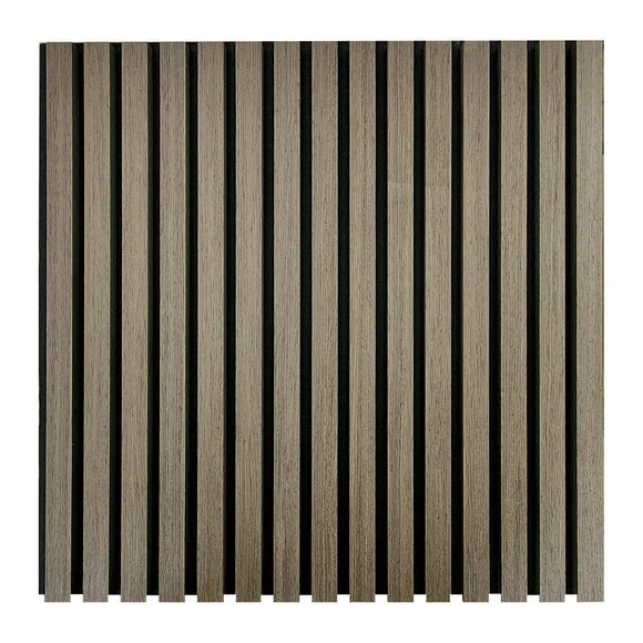 Lambrin Acústico Panel decorativo Nogal Expreso Para Muro Tipo Madera 60x60cm 4pz