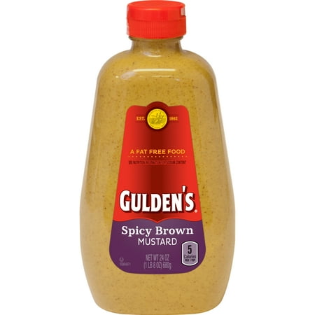(2 Pack) Gulden's Spicy Brown Mustard, 24 oz