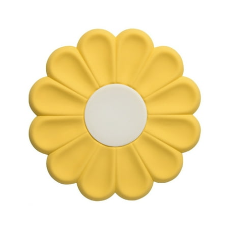 

Placemat Heat Insulation Flower Pad Holder Kitchen Table Mat Anti-scalding Washable Reusable Drink Coaster Countertop Yellow