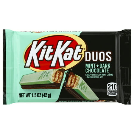 Kit Kat Duo Dark Chocolate Mint Chocolate Bar - 1.5oz