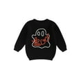thumbnail image 2 of Musuos Baby Boys Girls Halloween Sweater 0-3Years Casual Pumpkin/Ghost Embroidery Long Sleeve Warm Pullover Infant Knitwear, 2 of 7