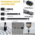 thumbnail image 3 of Flexible Drill Bit Extension & Universal Socket Wrench Tool Set, 105° Right Angle Drill Attachment,, 3 of 8