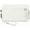 White, variant on Women's Quilted Nylon Wristlet Wallet, Travel Card Organizer w/ ID Window, 3 Zip Pockets, 3 Card Slots & Detachable Strap (White)