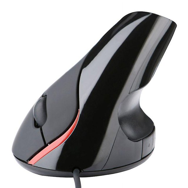 Ratón USB óptico vertical, diseño ergonómico, curación de muñeca para ordenador, PC y portátil