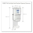 thumbnail image 5 of PURELL 5020-01 5.25 in. x 8.56 in. x 12.13 in. 1,200 mL Push-Style Hand Sanitizer Dispenser - White (1/Carton), 5 of 7